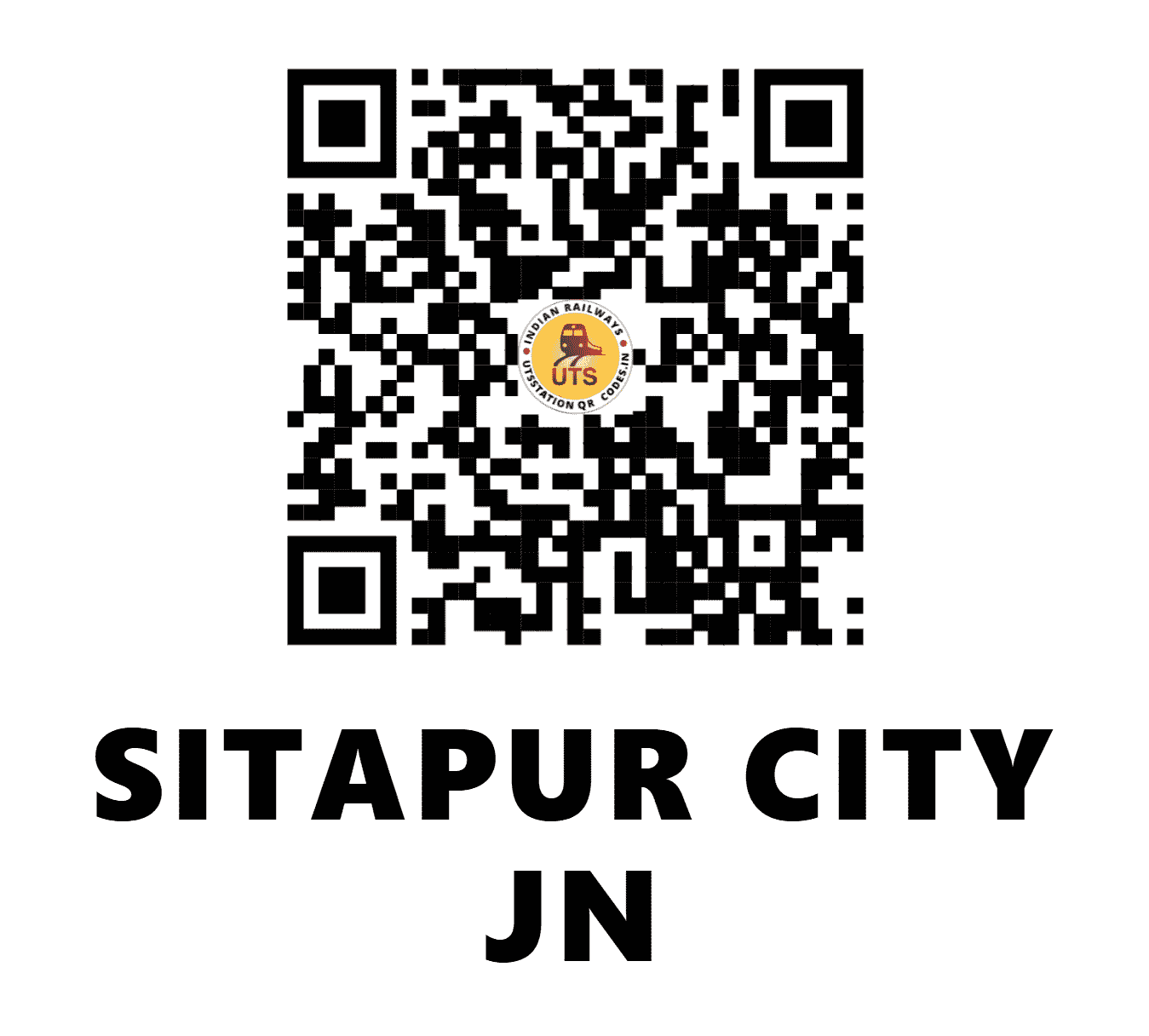 UTS QR Code for SITAPUR CITY JN - SPC (NR - UTTAR PRADESH)